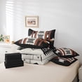 thumbnail image 4 of Erosebridal Western Aztec Bedding King Size, Boho Geometry Bed in a Bag King size, Rustic Cow Print Decor, Teen, Reversible, 4 of 5