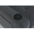 thumbnail image 3 of 3-in-1 Convertible Sleeper Chair Bed Pull Out Single Armchair Sofa with USB Ports and Side Pocket, Adjustable Backrest for Small Spaces, Linen Grey, 3 of 9