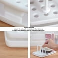 thumbnail image 2 of Organizador de fregadero rosa DIY, soporte para utensilios de cocina, escurridor, soporte para esponja, toallero, organizador de plástico PP rosa, 2 of 5