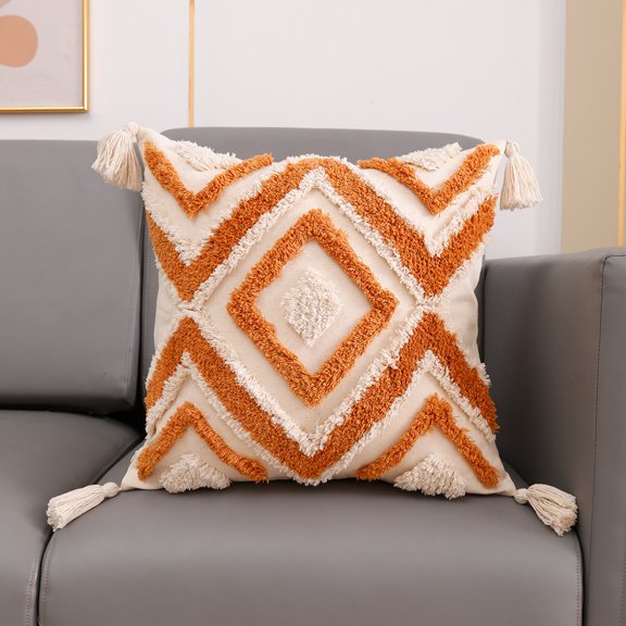 Yidarton 45*45CM Pillow Case Geometric Tufted Waist