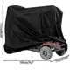 thumbnail image 5 of Heavy Duty Mobility Scooter Cover, 190d Oxford Waterproof Wheelchair Storage Cover Anti Dust Motorbike Protect Cover, 5 of 5
