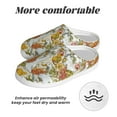 thumbnail image 6 of Lsque Ducks and Flowers Pattern Womens Comfort Cotton on Scuff With Memory Foam and Anti-skid Sole Slipper-46/47, 6 of 7