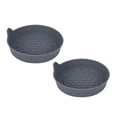 thumbnail image 4 of 2 posavasos genéricos para coche, para portavasos, alfombrilla antideslizante para bebidas, universal, fácil de instalar, accesorios para el interior Gris, 4 of 9