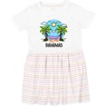 thumbnail image 3 of Inktastic Summer Vacation in the Bahamas Girls Toddler Dress, 3 of 5