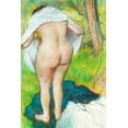 thumbnail image 2 of Degas, Edgar 11x14 White Modern Wood Framed Museum Art Print Titled - Girl Drying Herself, 2 of 4
