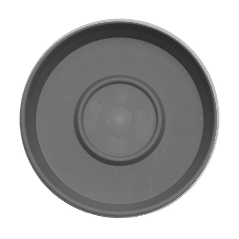 Bloem 24-in Terra Tray Plant Plastic Charcoal Saucer Gray - Round