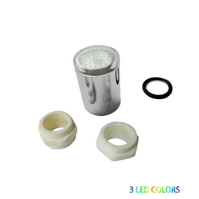 Grifo colorido del grifo de la corriente de agua del control de la temperatura del grifo de agua del LED para los baños de Kithen Inevent JJ23523-01B
