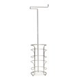 thumbnail image 5 of Mainstays Freestanding Satin Nickel Steel Toilet Paper Holder with Storage Silver, 5 of 14