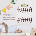 thumbnail image 7 of Coolnut Baseball Clipboard A4 Standard Size Decorative Clipboard with Low Profile Metal Clip for Students Men Women Classroom and Office Gifts, 7 of 7