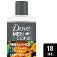 thumbnail image 3 of Dove Men+Care Rebalance Hydrating Body Wash, Tea Leaves and Chaga, 18 fl oz, 3 of 9