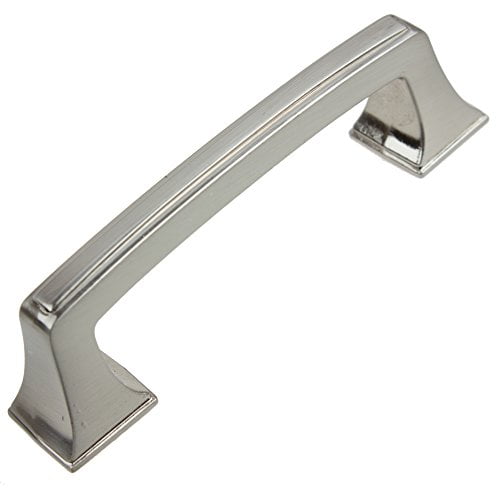 25 Pack Dynasty Hardware Wavy Cabinet Pull Flat Black