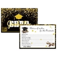 thumbnail image 6 of Graduation Advice Cards Verdsylv 8 Pack Graduation Advice Cards - Gold Star Wishes for Class of 2026, 4X6 Inch Greeting Cards for Grad Party Activities, Greeting Cards for Grads, 6 of 9