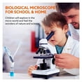 thumbnail image 4 of 40X-2500X Microscopes For Kids Students Adults Powerful Biological Educational Microscopes With Slides Set Phone Adapter, 4 of 7