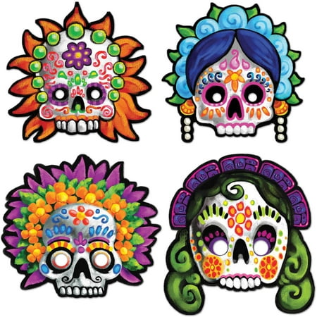 Day of The Dead Masks Adult Halloween Accessory