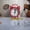 Red, variant on Classic Analog Alarm Clock Home Decoration,Cute Small Metal Alarm Clock,Cool Creative Alarm Clock,Alarm Clocks Home Décor,2.4 x 0.7 x 2.2inches,Black