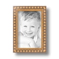 thumbnail image 2 of ArtToFrames 4" x 6" Gold Leaf with Bead Compo Picture Frame, 4x6 inch Gold Wood Poster Frame (WOM-4761), 1 Pack, 2 of 7