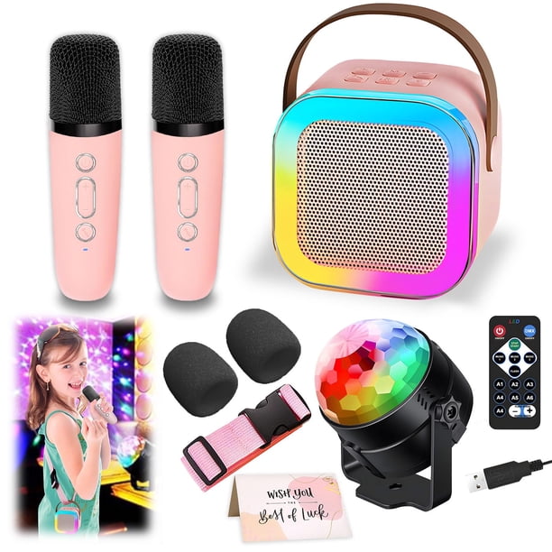 Máquina de karaoke DEABOLAR Altavoz Bluetooth portátil para niños
