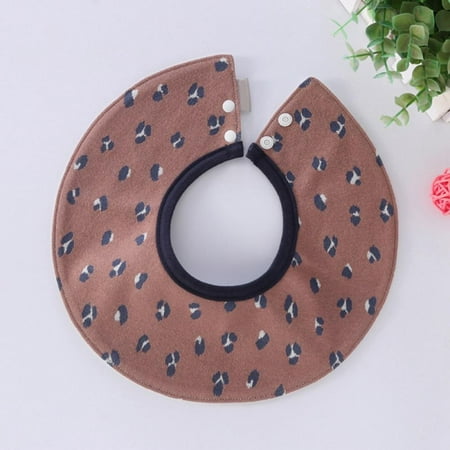 

Bullpiano 3-24M Infant Baby Bibs 360 Degrees Rotating Cute Print Cotton Saliva Towel Baby Bibs (Style A3)