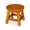 Natural, variant on Wooden carved decorative stool | Can be used as ottoman or seat | Constructed with sturdy material | Multiple finishes to choose