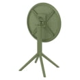 thumbnail image 5 of Compamia Sky 24 inch Round Folding Table in Olive Green finish, 5 of 8