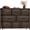Brown, variant on Dresser with 8 Drawers - Chest Organizer Unit with Steel Frame Wood Top & Handle, Fabric Bins for Clothes - Wide Furniture for Bedroom Hallway Kids Room Nursery & Closet