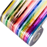 Naler 24 Rolls Curling Ribbon String Roll Gift Wrapping Ribbons for Party Art Crafts , 21.8 Yards Per Roll, Assorted Colors