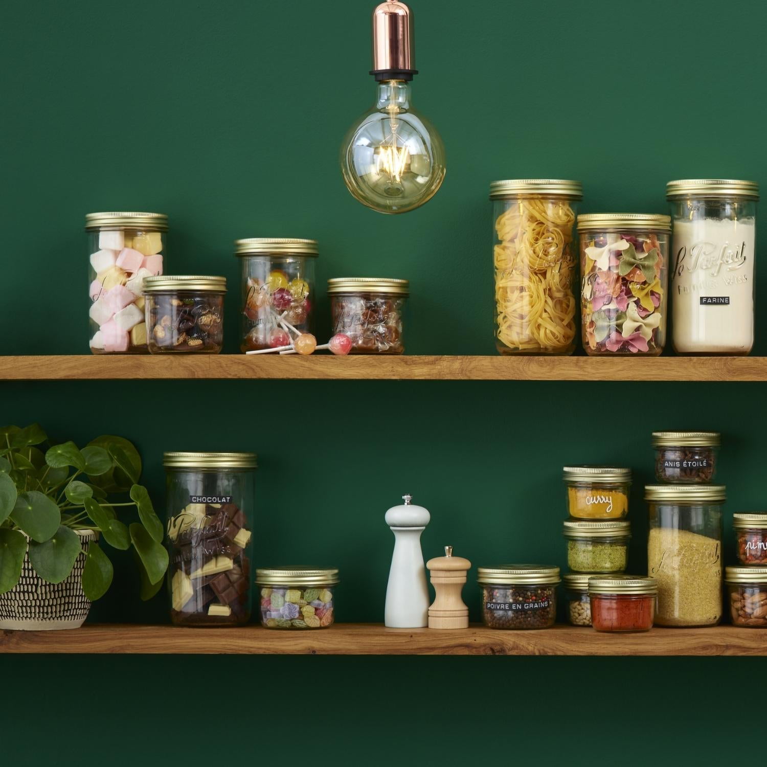Le Parfait Familia Wiss Terrines - Glass Jars with 2-Piece Lids for Us –  ChouAmi™