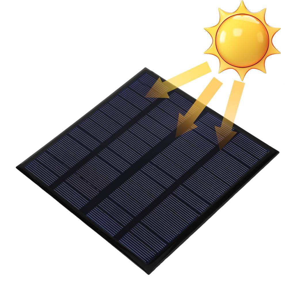 Peggybuy 3W 12V 250mA A-Class Polysilicon Solar Power Panel