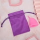 thumbnail image 4 of Copa menstrual reutilizable de silicona, tampón y compresa menstrual, alternativa para higiene femenina, color rosa, 4 of 14