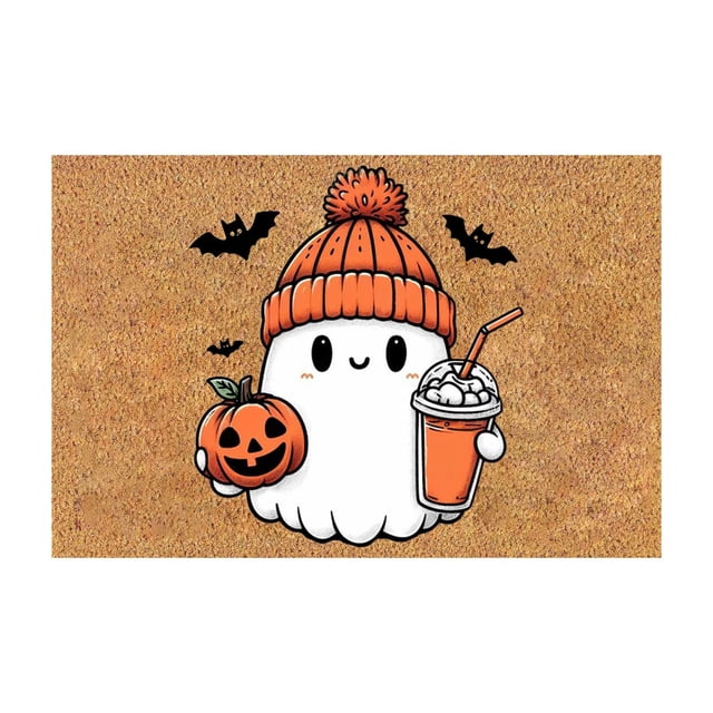 TIELUTT Halloween Decoration Entrance Door Mat Home Mat Dancing Door Carpet Halloween Carpet Furry Rug Fuzzy Throws and Blankets for Sofa Blanket and Throws Stone and Beam Throw Blanket Fuzzy Rugs fo