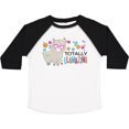 thumbnail image 3 of Inktastic Totally Llamazing Cute Llama with Sunglasses Boys or Girls Toddler T-Shirt, 3 of 5