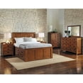thumbnail image 2 of A-America Mission Hills 1-Door Contemporary Wood Chest in Harvest Brown, 2 of 5