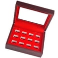 thumbnail image 3 of Black Brooch Jewelry Display Showcase Tray Box Oragnizer, 3 of 4