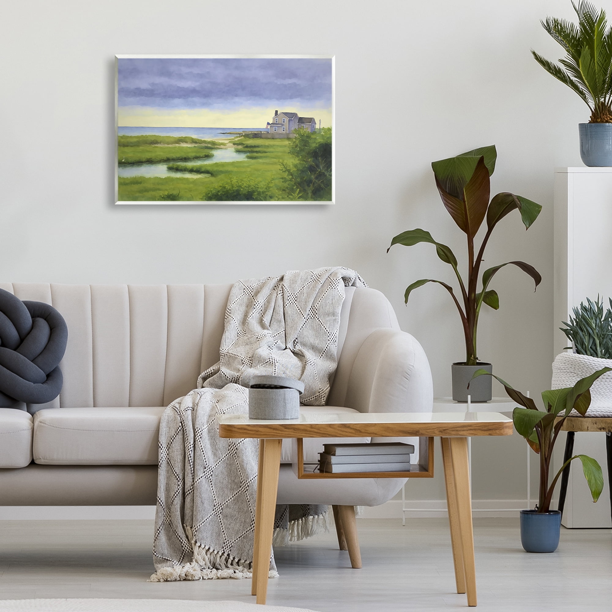 Stupell Industries Marshside Serenity on Cape Wall Plaque Art, design by Grotto Studios