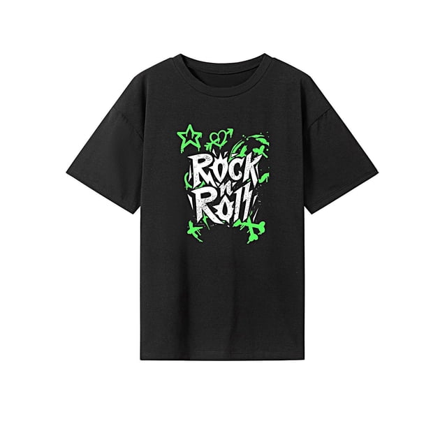 Camiseta para mujer, disfraz de verano, camiseta de manga corta para acampar, oficina, viaje de vacaciones SG