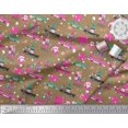 thumbnail image 3 of Soimoi Polyester Crepe Fabric Gift Box,Car & Santa Christmas Print Fabric by The Yard 52 Inch Wide, 3 of 3