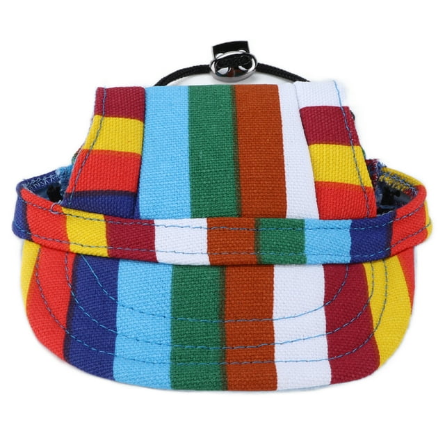 Casquette de Baseball Chien Réglable Sport Extérieur Protection Solaire Chapeau de Baseball avec Sangle de Cou pour Outdoorstriation S
