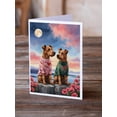 thumbnail image 2 of Irish Terrier Two Hearts Greeting Cards Pack of 8 7 in x 5 in, 2 of 3