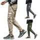 thumbnail image 1 of Farfi Hombres Casual Resistente al desgaste de gran tamaño Tobillo atado Pantalones de algodón Pantalones Negro Farfi Pantalones, 1 of 2