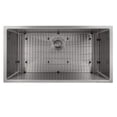 thumbnail image 1 of ZLINE 36 in. Meribel Undermount Single Bowl Stainless Steel Kitchen Sink with Bottom Grid (SRS-36), 1 of 4