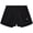 Black, variant on Girls Athletic Shorts - Active Performance Mesh Jersey Gym Shorts Activewear for Outdoor Play