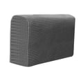 thumbnail image 1 of Sofa Armrest Protectors for Armchairs, Sofas, Non-Slip Armchair Covers Dark Grey, 1 of 6