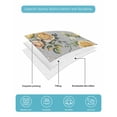 thumbnail image 5 of Yellow Rose Full Size Down Alternative Comforter, Lightweight Comforter Quilt Bedding Set with Pillow Shams Vintage Country Botanical Floral Vines All Seasons Bed Comforter Duvet Insert 78"x90", 5 of 7