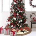 thumbnail image 4 of Christmas Tree Skirt Decorative Plaid Cloth Tree Skirt Christmas Tree Mat Small Tree Skirt Small Christmas Tree, 4 of 9