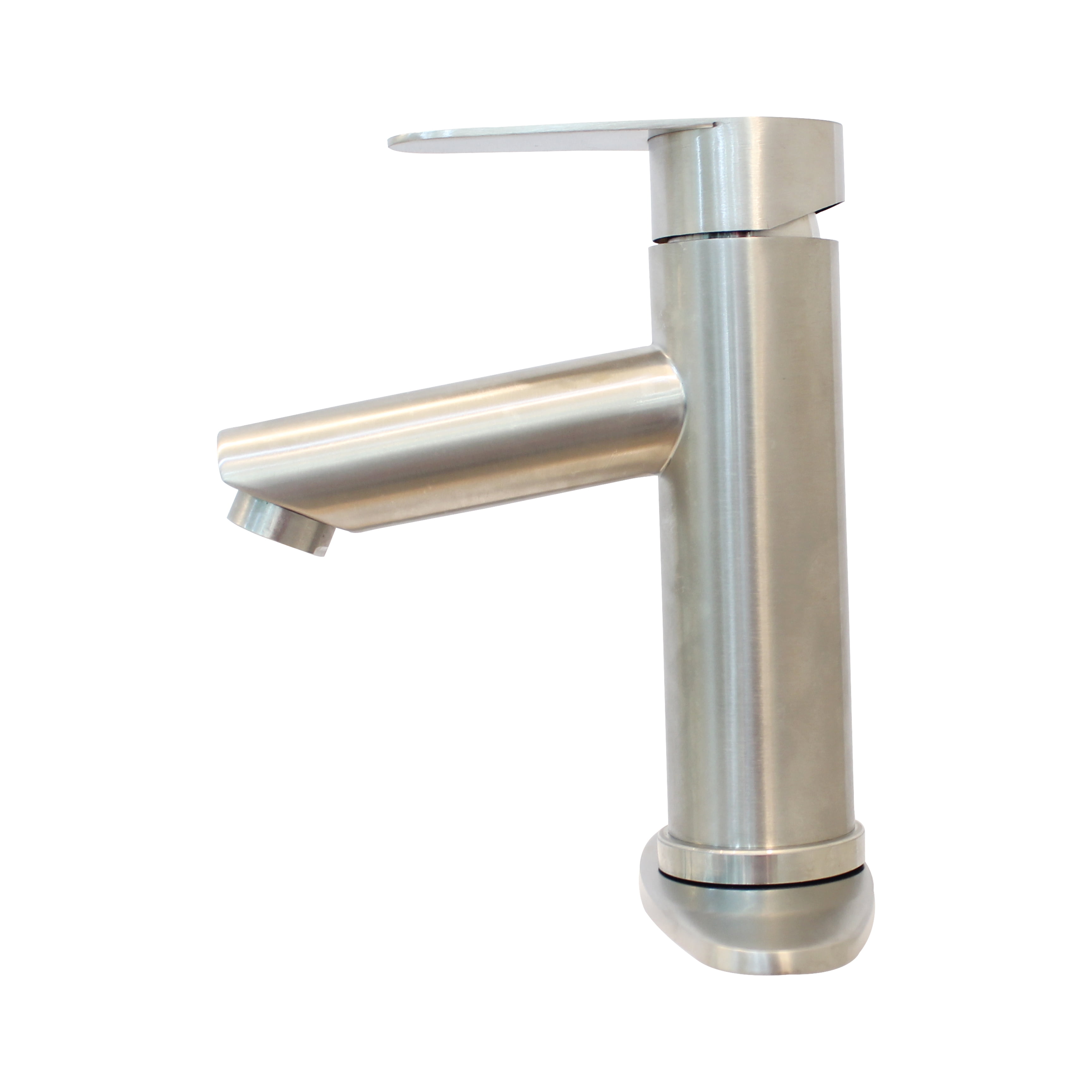 WMF Stainless Steel Silver 4" Single Handle Bathroom Sink Faucet