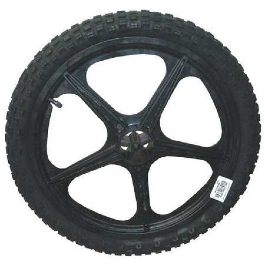 Rubbermaid Commercial M1564200 Big Cart Replacement Wheel, Black