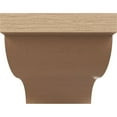 thumbnail image 2 of 12"W x 24"D x 12"H Wide Garner Rough Cedar Woodgrain TimberThane Corbel, Primed Tan, 2 of 6
