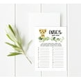 thumbnail image 3 of Inkdotpot Baby Shower Game Set Of 50 BabyAlphabetABCGame Baby Cheetah Jungle Animals Party Supplies, 3 of 6