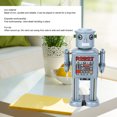 thumbnail image 3 of Wind Up Vintage Robot, Iron Clockwork Robot Toy  for Restaurant for Bar, 3 of 7