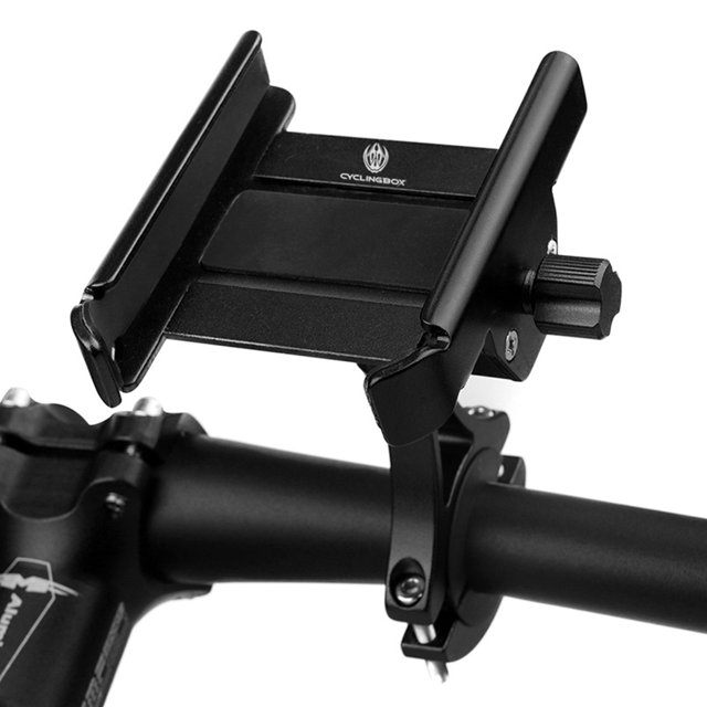 Holder Heightened Aluminium Alloy Mobile Phone Holder 360° Rotation Adjustable Motorcycle Phone Mount Rear View Mirror Phone Bracket for Mountain Bike Road